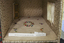Fitted, wool tapestry carpet with floral design