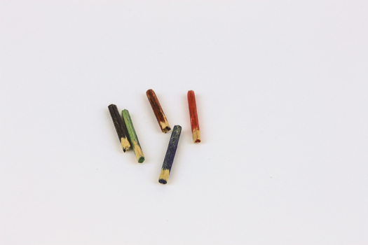 Miniature collection of pencils.