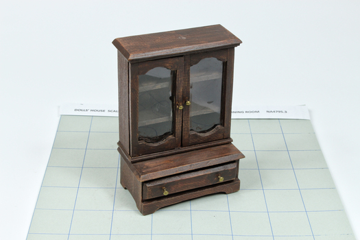 Wooden display cupboard.