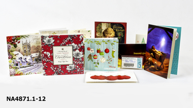 Christmas Cards received by donor.