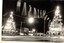 Queens Visit 1954, night street views.