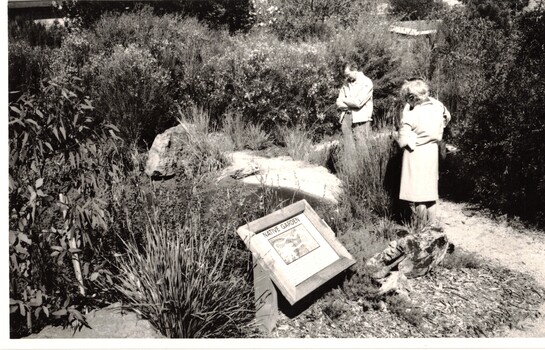 Whitehorse Horticulture Centre. Visitors viewing plants.