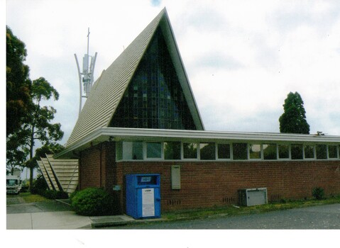 Burwood Heights Uniting Church East Burwood on the corner of Blackburn Road and Burwood Hwy East Burwood.