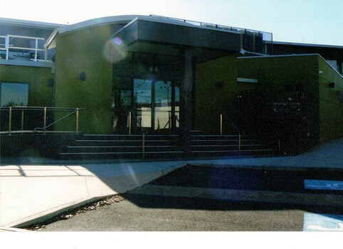 Two coloured photographs of Blackburn North Baptist Church.