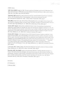 Summary account on Henry Emery
