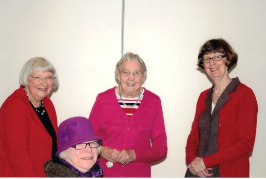 Four stalwart members of the society.