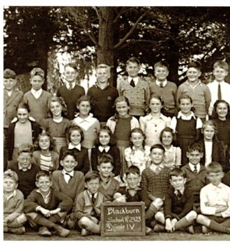 Four black and white photographs of pupils at Blackburn State School. Various classes.