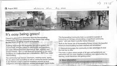 - Nunawading Community Hub