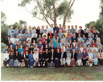 The staff of Mullauna College 1995.