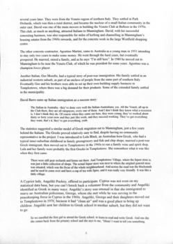  Results of an oral history study made in the City of Manningham 2004.