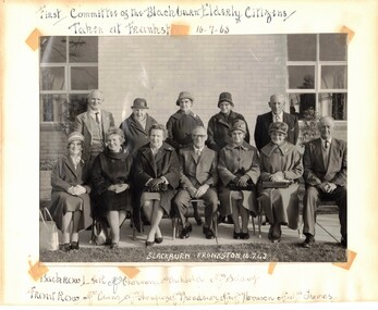 Blackburn Elderly Citizens visit to Frankston  on 16/7/1963.