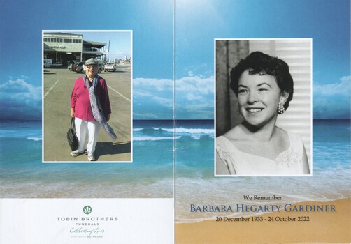Funeral Service of Barb Gardiner 2nd November
