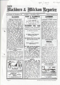 Five Trove articles from 1927 - 1935 regarding the formation of recreational facilities in Nunawading