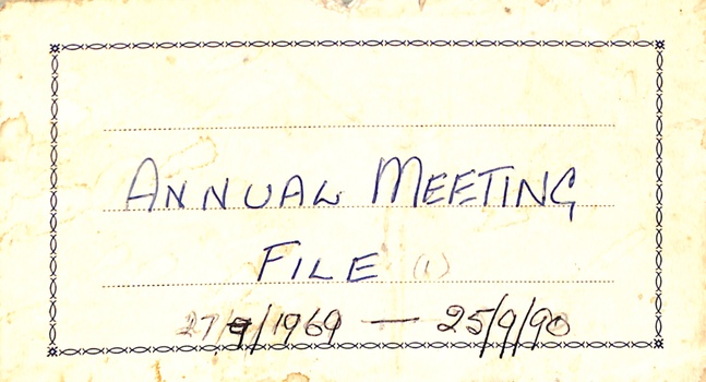 Documents relating to the Vermont Elderly Peoples Home