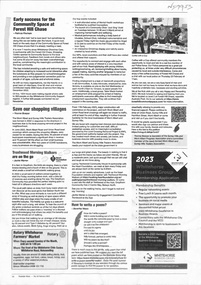Patricia Fincham of WHS wrote of the role the Community Space plays in the lives of Forest Hill citizens