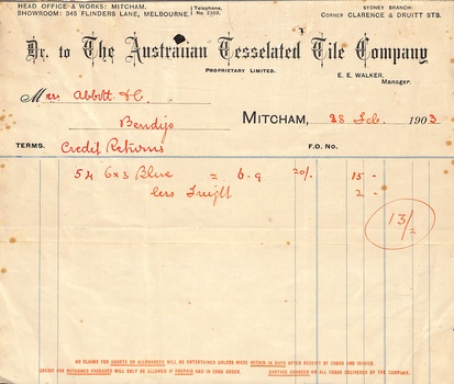 A "credit return" invoice