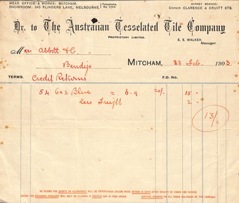 A "credit return" invoice