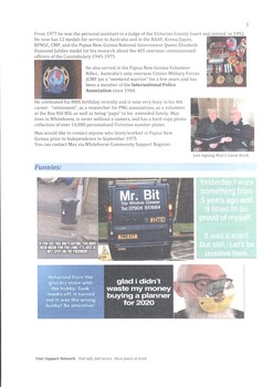 Third page of the 7-page Newsletter on Whitehorse Community Support Register.