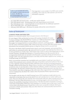 Fifth page of the 7-page Newsletter on Whitehorse Community Support Register.