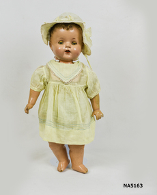 Baby doll with voice and closing eyes