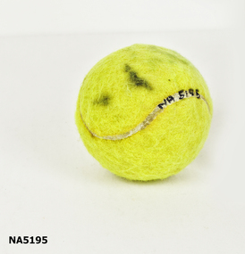 Yellow tennis ball