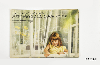 Small leaflet showing net curtains