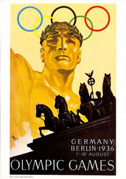 Poster for Olympic Games Berlin 1936