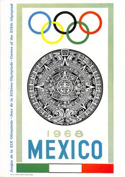 Poster for Olympic Games Mexico 1968