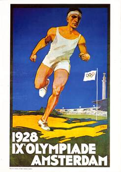 Poster for Olympic Games Amsterdam 1928