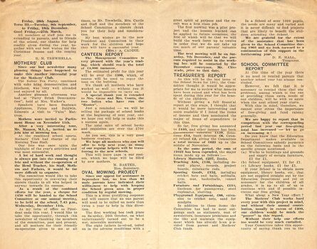 Blackburn State School News, 1963