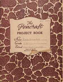 A Project Book containing Mothercraft information taught in schools in the 1950's