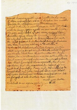 WW1 letter from William Schwerkolt