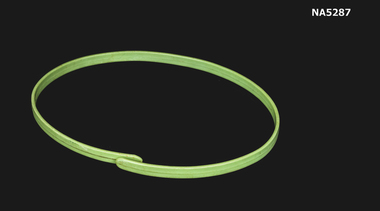 Green plastic waist band.