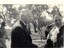 Official opening of Schwerkolt Cottage on 17th October 1965 by the governor Sir Rohan Delacombe.