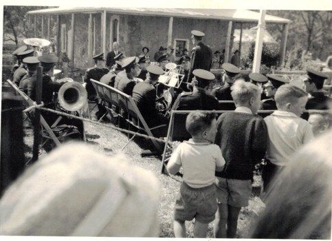 Official opening of Schwerkolt Cottage.