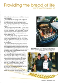 Article - The Burwood Bulletin, The Burwood Bulletin, Proving the Bread of Life, 2021