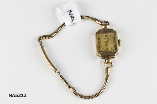 Gold ladies watch. 
