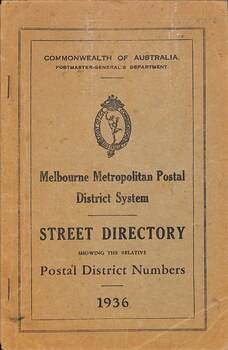 Melbourne Metropolitan Postal District System