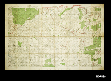 WW1 map of France