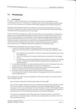 Whitehorse Heritage Review 2012. Background