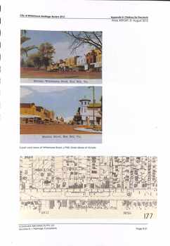Whitehorse Heritage Review 2012. Shows Whitehorse Road c1950