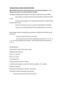 Annotations by Charles H. Honybun
