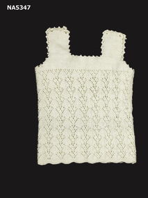 Babies' knitted singlet