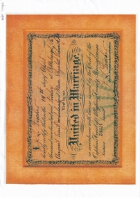 Mary's Marriage Certificate