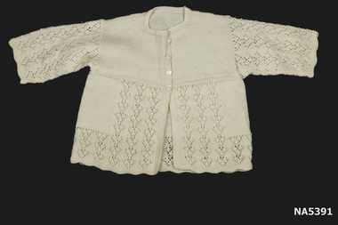 Babies' knitted jacket