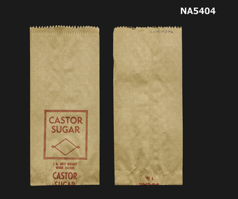 Paper container for castor sugar