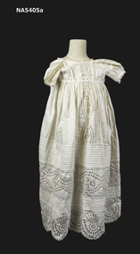 Clothing - Christening gown and petticoat, 1881/1882
