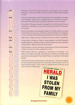 Inquiry into the Separation of Aboriginal and Torres Strait Islander Children