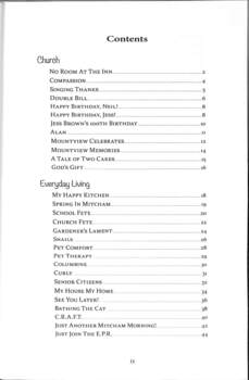Poet's Corner, table of Contents