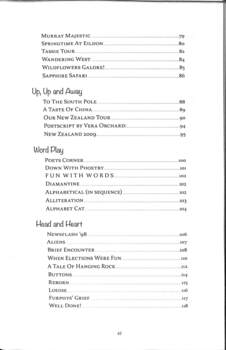 Poet's Corner, Table of Contents, page xi